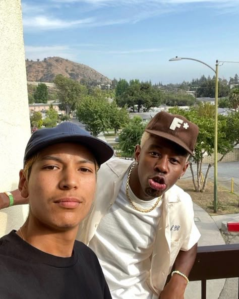 Tyler, The Creator Updates on Instagram: “Tyler with @louielopez ✨” Tyler Aesthetic, Sir Baudelaire, Tyler Concert, Tyler Baudelaire, Wolf Haley, Real Life References, Celebrity Icons, Gap Teeth, Science Guy