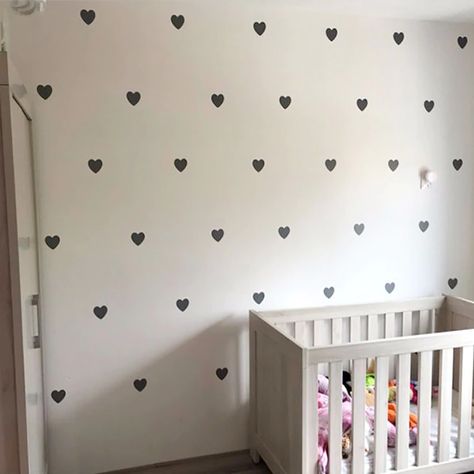 Smarter Shopping, Better Living! Aliexpress.com Baby Wall Stickers, Restoring Old Furniture, Heart Wall Decal, Heart Wall Stickers, Girl Bedroom Walls, Wall Decals For Bedroom, Kids Wall Decals, Metallic Wallpaper, Wall Stickers Kids