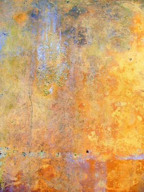 Cold Wax Painting, Goulash Recipes, Color Schemes Colour Palettes, Wax Painting, Yellow Abstract, Abstract Art Inspiration, Rusted Metal, Found Art, Yellow Painting