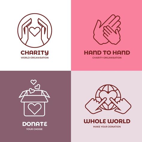 Animal Logo Design Inspiration, Charity Logo Design, Nonprofit Design, Charity Branding, Identity Card Design, Money Logo, Charity Logos, Volunteer Organization, Logo Design Free Templates