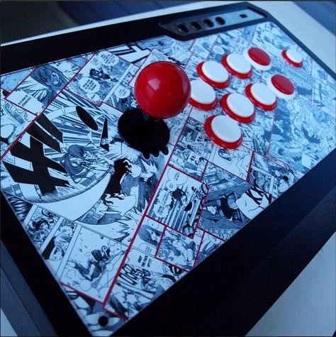 Custom, Anime Manga: Brand New Arcade Fighting Stick. Gear @ http://immortalmastermindx.storenvy.com/products/12418851-custom-anime-manga-brand-new-arcade-fighting-stick Fightstick Artwork, Playing Arcade Games, Street Fighter Arcade, Arcade Controller, Mortal Kombat Arcade, Arcade Console, Classic Arcade Games, Arcade Stick, Retro Tech