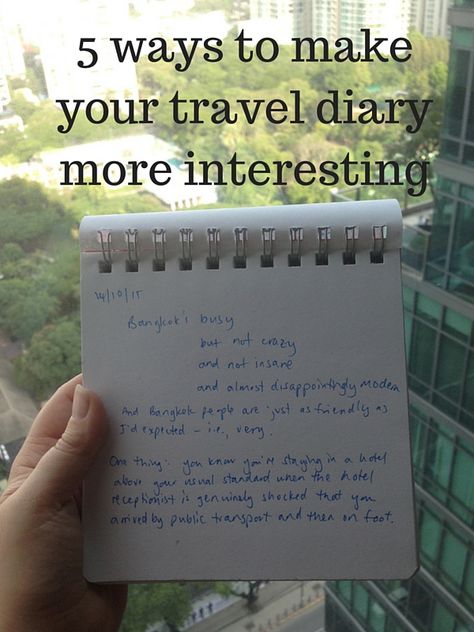 5 ways to make your travel diary more interesting How To Make Your Diary Interesting, Global Perspectives, Travel Journal Scrapbook, A Writer's Life, Travel Moments, Adventure Travel Explore, Travel Journals, Student Travel, Watercolor Journal