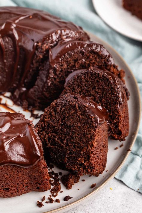 Too Much Chocolate Cake, Chocolate Bundt Cake Recipe, Chocolate Bundt, Bundt Cake Recipe, Chocolate Bundt Cake, Decadent Chocolate Cake, Chocolate Heaven, Bundt Cakes Recipes, Chocolate Glaze