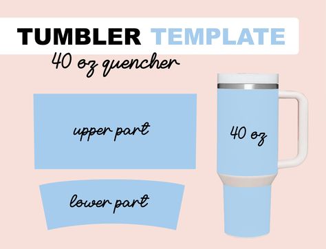 Stanley Vinyl Ideas, Sublimation On Glass Tumblers, Stanley Cup Wrap, Cricut Stanley Cup, Vinyl On Stanley Cup, 40oz Sublimation Tumbler Ideas, Stanley Cup Decal Ideas, Stanley Cup Vinyl Ideas, Decal Sizes For Tumblers