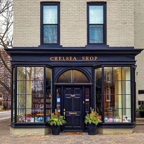 Vintage Shop Fronts, Cafe Exterior, Shop Facade, Storefront Design, Building Front, Book Stores, Building Renovation, Showroom Interior Design, Brick Architecture