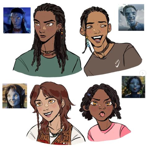 Avatar Neteyam X Aonung, Loak Sully Fan Art, Neteyam As A Human, Avatar Human Version, Kiri X Aonung, Avatar Blue People, Aonung And Neteyam, Human Neteyam, Blue Characters Cartoon