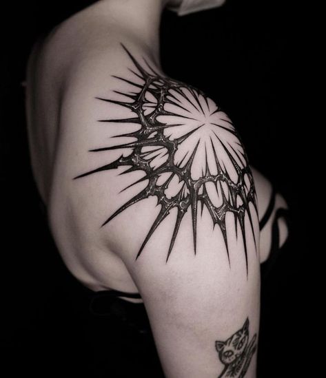 Thorn Tattoo, Optical Illusion Tattoos, Illusion Tattoos, Optical Illusion Tattoo, Horoscope Tattoos, Biker Tattoos, Wicked Tattoos, Scary Tattoos, Elbow Tattoos