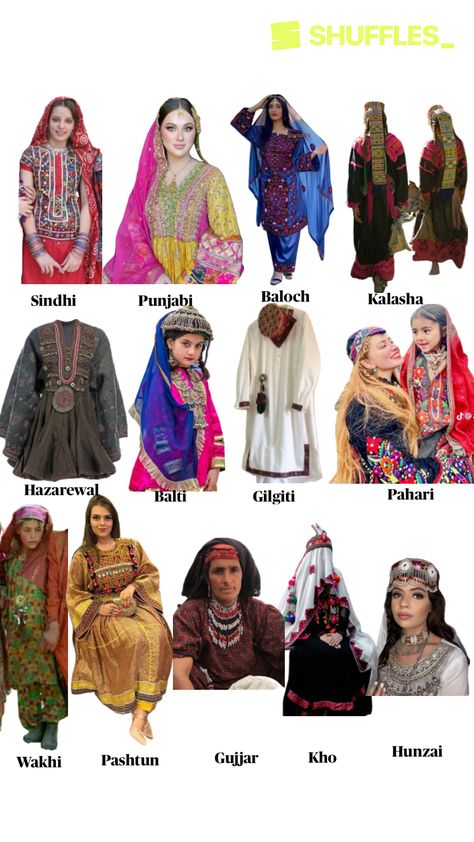 Created by culture7watan on Shuffles Pakistani Art, Pakistani People, Pakistan Culture, Pakistani Culture, Punjabi Culture, Balochi Dress, Jewelry Knowledge, Pakistan Zindabad, Afghan Clothes