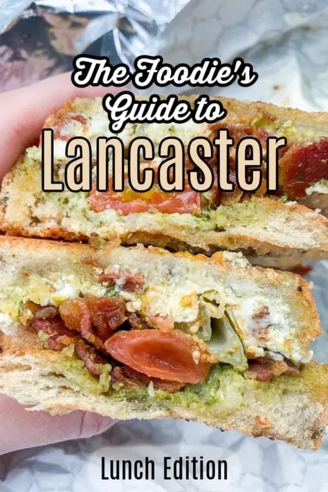 Are you looking for places to eat lunch in Lancaster, Pennsylvania? The Foodie's Guide to Lancaster City: Lunch Edition is the place! Here are 10 lunch restaurants in Lancaster City that are sure to satisfy your taste buds! #patravel #lancaster #lancasterpa Best Restaurants In Lancaster Pa, Lancaster Pennsylvania Things To Do In, Lancaster Pennsylvania Restaurants, Amish Pennsylvania, Lancaster California, Jury Duty, Pennsylvania Travel, California Food, England Trip