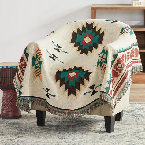 Touchat Native American Blanket Boho Throw Blanket for Sofa and Bed, Mexican Decorative Farmhouse Blanket, Southwest Decor Woven Blanket, Aztec Throw Blankets Bohemian with Tassel(Wine,50×60 inch)  https://amzn.to/3Awgg6U Farmhouse Blanket, Blanket Western, Western Blankets, Native American Blanket, Southwest Blankets, Farmhouse Blankets, Western Bedroom Decor, Aztec Blanket, Boho Throw Blanket