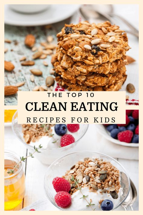 Breakfast Cookies For Kids, Clean Eating Recipes For Kids, Clean Eating Kids, Lunch And Dinner Recipes, Healthy Eating Quotes, Clean Eating Vegetarian, Easy Clean Eating Recipes, Picky Eaters Kids, Clean Eating Desserts