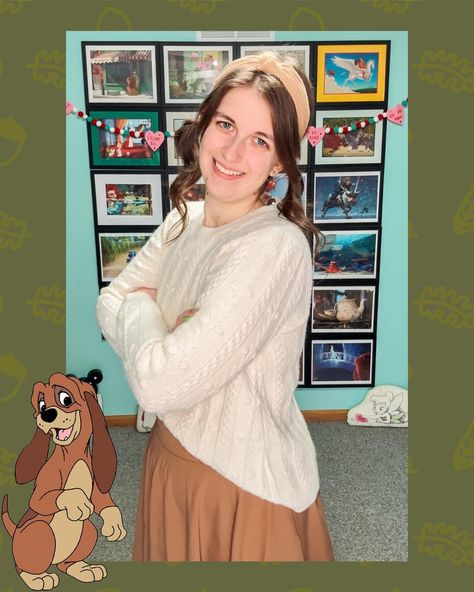 MARCH 27TH: DISNEY CHARACTERS FROM THE 80S Fox and the hound Copper Disneybound #disneybound #foxandthehound #copper #disneyboundcommunity #disneyboundchallenge #marchdisneyboundchallenge #marchdisneyboundchallenge2024 Fox, Instagram, Disney, Disney Characters, The Hound, The 80s, Copper