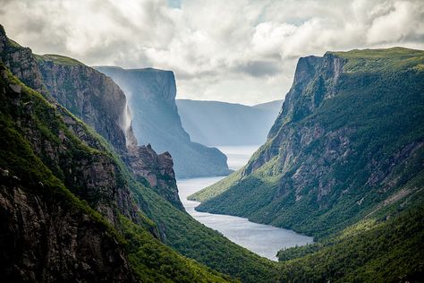 Western Brook Pond Fjord, Gros Morne National Park, Western | Flickr - Photo Sharing! Gros Morne National Park, Gros Morne, Newfoundland Canada, Canadian Travel, Blog Planning, Backpacking Trip, Parks Canada, Newfoundland And Labrador, Canada Day