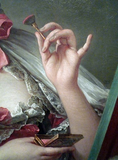 François Boucher, Madame de Pompadour (detail of hand), oil on canvas, 1750 by profzucker, via Flickr Pompadour, Rococo, Arte Horror, Detail Art, Pics Art, Marie Antoinette, Right Hand, Aesthetic Art, Classic Art