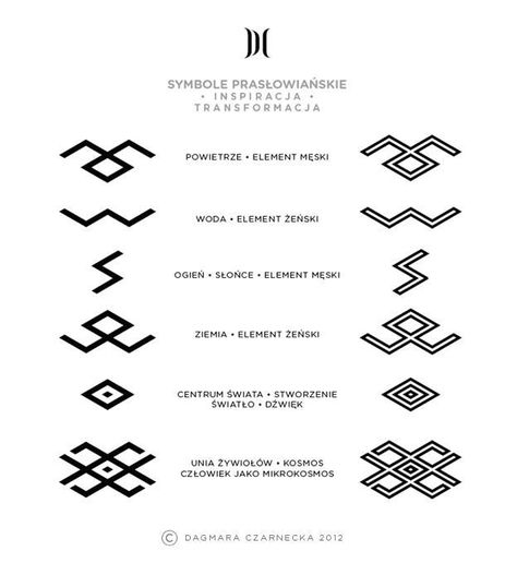 Polish Symbols, Slavic Symbols, Symbol Tattoos With Meaning, Slavic Tattoo, Marriage Tattoos, Animal Stencil Art, Polish Tattoos, Symbols Tattoo, Nordic Symbols