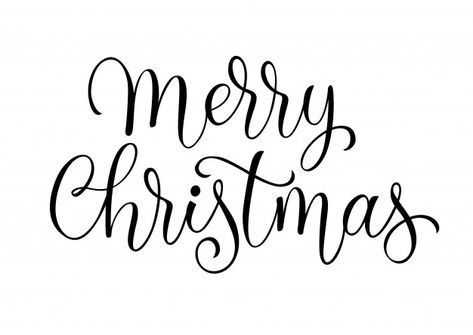 Merry christmas calligraphy Vector | Free Download Christmas Hand Lettering, Nightmare Before Christmas Font, Christmas Fonts Alphabet, Calligraphy Christmas, Christmas Fonts Free, Merry Christmas Calligraphy, Holiday Fonts, Christmas Calligraphy, Merry Christmas Gif