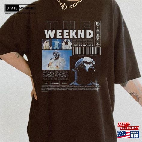 The Weeknd Rap Music Shirt After Hours Vintage 90S Bootleg Dawn Tour Tee Hoodie T-Shirt Check more at https://statemyhome.com/product/the-weeknd-rap-music-shirt-after-hours-vintage-90s-bootleg-dawn-tour-tee-hoodie-t-shirt/ The Weekend Shirt, Day List, Poster Designs, List Ideas, Rap Music, After Hours, The Weeknd, Hoodie Design, Art Sketches