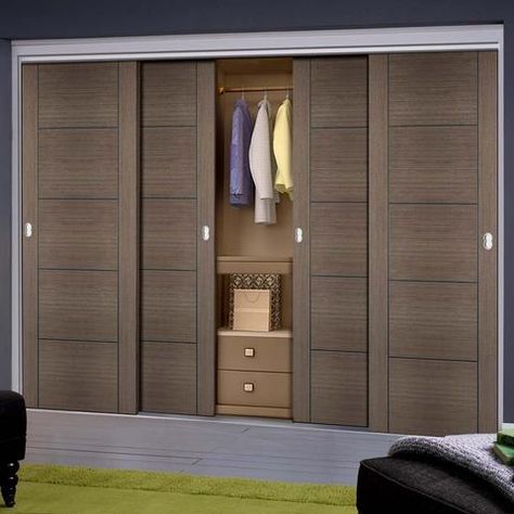 Sliding Wardrobe Doors Modern, Urban Style Interior, Fitted Wardrobe Doors, Sliding Cupboard, Living Room Wall Decor Ideas, Wall Cupboards, Room Wall Decor Ideas, Armoire Dressing, Wardrobe Door Handles