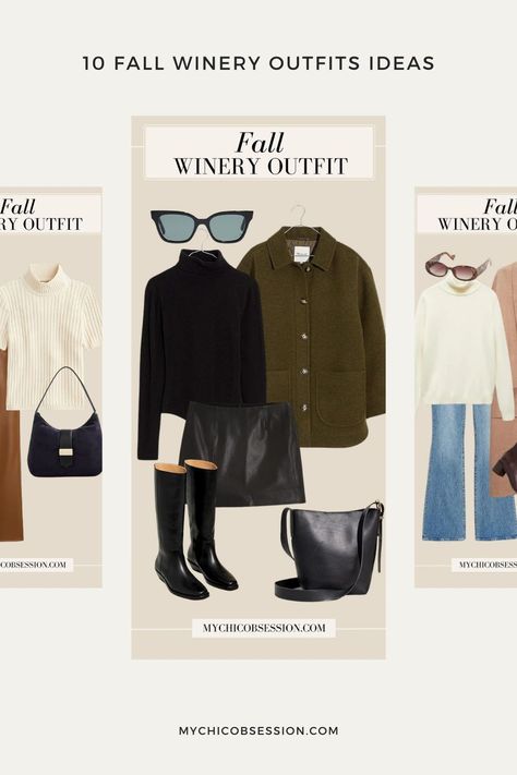 Bourbon Tasting Outfit, Wine Tasting Winter Outfit, Napa Valley Winter Outfit, What To Wear To A Winery In The Fall, Wine Country Outfit Fall, Winter Winery Outfit What To Wear, Cold Weather Wine Tasting Outfits, Napa Outfits Winter, Winery Fall Outfit