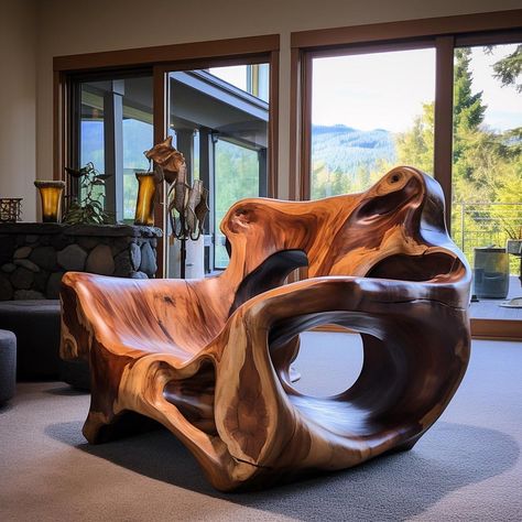 Organic Wood Furniture Design Features For Your Dream Home Live Edge Ideas, Classic Home Decor Ideas, Downloadable Woodworking Plans, Wood Bathtub, Carved Chairs, Unique Furniture Design, Organic Furniture, Wood Furniture Design, Wood Bedroom Furniture