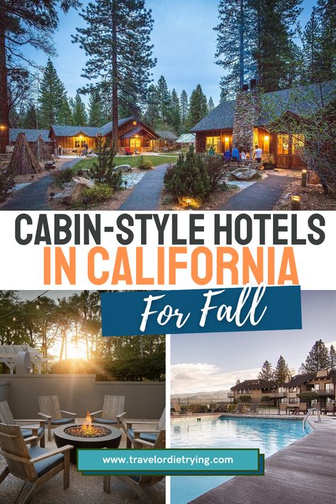 These are the most unique places to stay in California for a fun weekend getaway. Whatever your idea of the perfect escape, you’re sure to find it among California's best cabin hotels. romantic cabin rentals california | where to stay in California in Fall | California fall getaway | best cabin lodges california | best hotels in california | best boutique hotels california | fall weekend getaway california Hotels In California, Weekend Getaway California, Fall Weekend Getaway, Beautiful Places In Usa, Fall California, California Fall, California Travel Guide, Romantic Cabin, Best Weekend Getaways