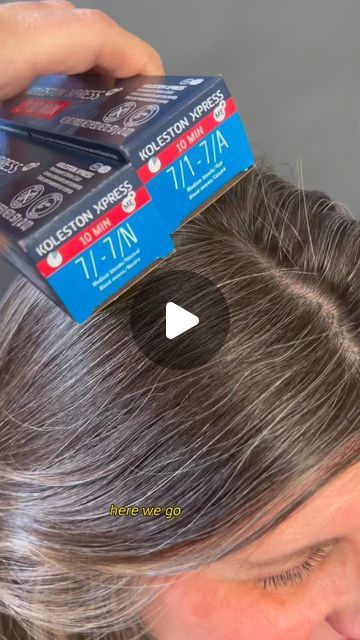 Wella Professionals on Instagram: "A non-progressive color that develops in only 10 minutes? One of the many reasons Ambassador @brianacisneros says yes to KolestonXpress!   #KolestonXpress #GrayCoverage" Best Hair Color For Gray Hair Coverage, Best Gray Hair Color, 7 Ash Hair Color, Grey Blending Highlights And Lowlights, Light Ash Gray Hair Color, Grey Blending Hair Color, Jack Martin Colorist Gray Formula, Wella Gray Hair Formula, Best Hair Color For Grey Hair Coverage