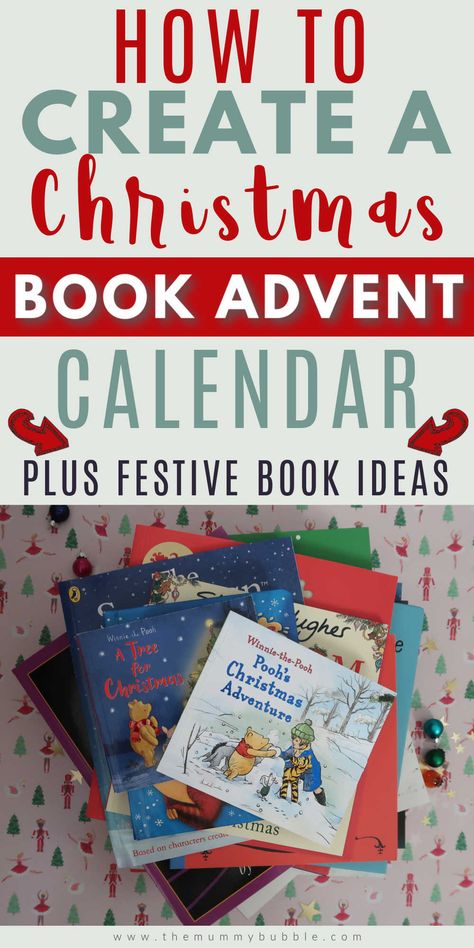 Christmas Book Advent, How To Wrap Books For Christmas, Diy Book Advent Calendar, Book Advent Calendar Kids, Advent Book Calendar, Christmas Book Advent Calendar, Baby Advent Calendar Ideas, Book Advent Calendar Ideas, Advent Calendar Ideas For Toddlers