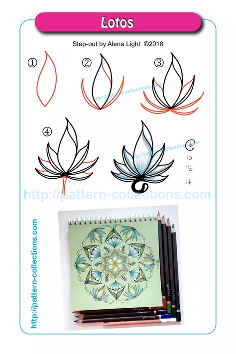 Gardening Doodles, Doodle Easy, Tangled Flower, 3d Monster, Zentangle Flowers, Monster Ideas, Zen Doodle Patterns, Zentangle Tutorial, Zentangle Artwork