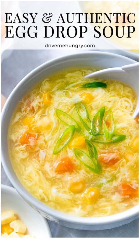 Best Egg Drop Soup Recipe, Egg Drop Soup Recipe Chinese, Authentic Egg Drop Soup, Chicken Egg Drop Soup, Homemade Egg Drop Soup, Egg Drop Soup Recipe, Egg Soup, Kawaling Pinoy, Egg Drop Soup