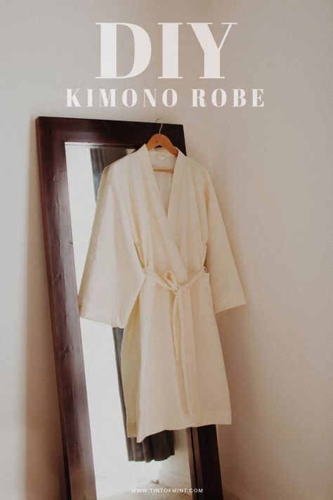 Kimono Robe Sewing Pattern, How To Make Kimono, Free Sewing Patterns For Women Tops, Kimono Sewing Pattern, Diy Kimono, Sew Ins, Diy Vetement, Sewing Tutorials Free, Kimono Pattern