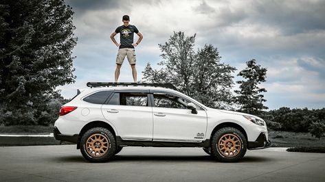 Subaru Outback With a 2 inch lift and Offroad wheels Lifted Outback Subaru, Subaru Outback Offroad Wheels, Overland Subaru Outback, Subaru Outback Overland Build, Subaru Outback Overlanding, White Subaru Outback, Offroad Subaru Outback, 2015 Subaru Outback Mods, Subaru Outback Overland