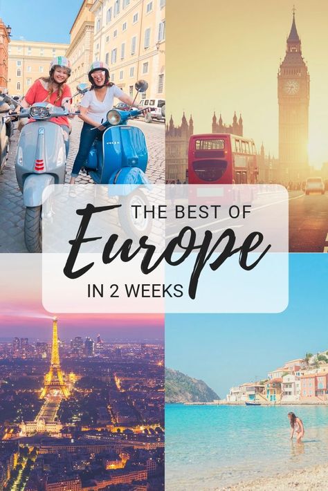 This 2-Week Europe Itinerary is the perfect route to see some of the most incredible sites in four different countries. #Europe #Trip #Itinerary #2weeks #teens Backpacking Europe, Europe Trip Planning, Europe Itinerary, Great Places To Travel, European Itineraries, Cesky Krumlov, Europe Trip Itinerary, Europe Itineraries, Sopot