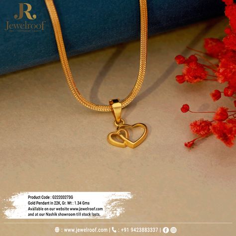 Keep love close to your heart with this stunning heart-in-heart Gold Pendant. Gold Chain With Dollar Design, Heart Dollar Gold Chain, Wedding Chain Thali Christian, Simple Pendents For Gold Chain, Simple Lockets For Gold Chain, Gold Chain For Girls Simple, Loket Sets Gold Design, Locket Designs Pendants Gold, Gold Chain Locket Designs