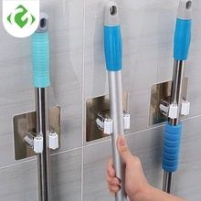 Home & Garden – Buy Home & Garden with free shipping on aliexpress Broom Hanger, Mop Holder, Broom Holder, Mops And Brooms, Kitchen Cleaning Supplies, Storage Hooks, Hanger Hooks, Brooms, Support Mural