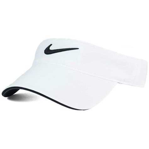 Nike "Golf Visor" Cap (White/Black) Golf Inspiration, Golf Stuff, Golf Visor, Cap White, Head Wear, Visor Cap, Christmas 2017, Nike Golf, Christmas List