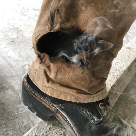 Welding Boots, Welding Gear, Metal Fabrication, On Fire, Cowboy Boots, Building, Boots, Blue