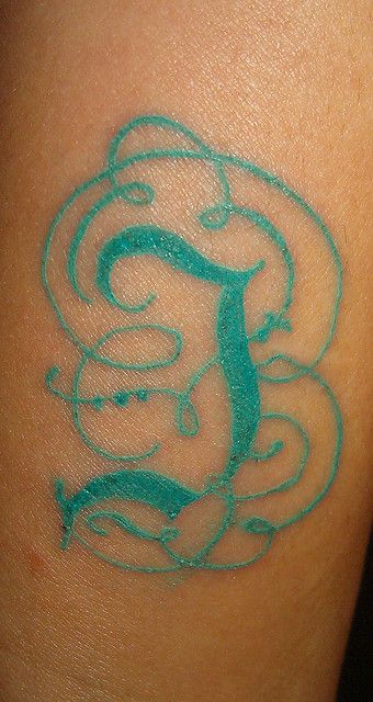 More pretty blue Pointillism Tattoo, Monogram Tattoo, Foot Tattoos For Women, Tattoos For Women Flowers, Blue Tattoo, Diy Tattoo, Pattern Tattoo, Foot Tattoos, Love Tattoos