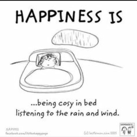 Comfort. The sound of rain. Cozy In Bed, Good Couple, Cute Happy Quotes, What Is Happiness, Rain Quotes, I Love Rain, The Boyfriend, Day 7, Happy Thoughts