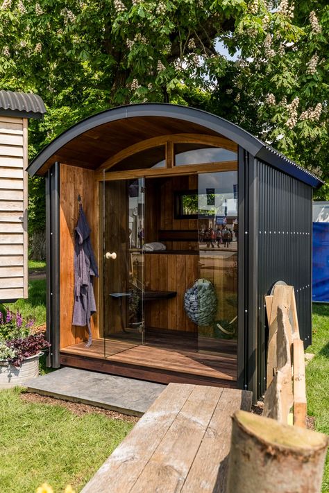 RCP24-BSH-BHT-1-FB Lakehouse Landscaping, Deck Setup, Ice Plunge, Blackdown Shepherd Huts, Sliding Bathroom Door, Shepherds Huts, Sauna Kits, Shepherd Hut, Shepherd Huts