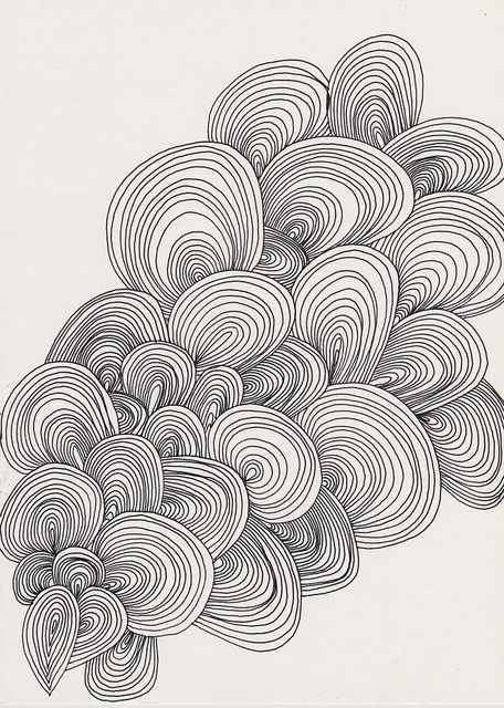 Contour lines | by Karly Michelle Contour Lines Art, Contour Lines Tattoo, Contour Lines Drawing, Curved Lines Drawing, Lineart Ideas, Black And White Line Drawings, Contour Line Art, Sketchbook Assignments, Contour Line Drawing