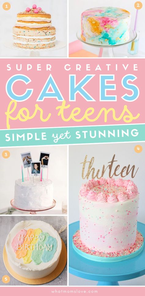 Birthday Cakes 10 Girl, 13th Birthday Cake For Girls 13, Teenage Birthday Cake Ideas, Cakes For Teens Girls Birthday, Girls 15th Birthday Cake, Sweet 16 Cupcake Cake, 13 Girl Birthday Cake, Teen Birthday Cake Girl, Diy Girls Birthday Cake