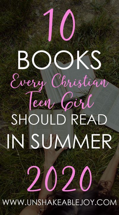 My friend wonders about getting a Christian book for her teen daughter. She asks the question, “Do you have a good book for Christian teen girls?” Well, I never have had a daughter myself. I have two adult sons. As I  try to figure out which book would be good for a Christian teen girl... Read More The post 10 Books Every Christian Teen Girl Should Read In Summer 2020 appeared first on Unshakeable Joy. #ChristianTeen #ChristianBook Christian Teen Books, Christian Book Recommendations, Best Books For Teens, Christian Podcasts, Christian Fiction Books, Raising Daughters, Christian Romance, Christian Fiction