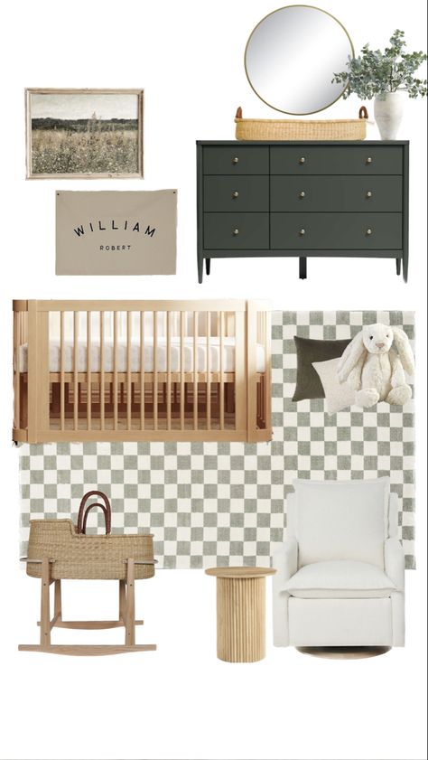 Sage Baby Dresser, Mocka Furniture Nursery, Simple Modern Nursery, Nursery Ideas Olive Green, Evergreen Fog Nursery Boy, Baby Boy Nursery Mood Board, Olive Nursery Boy, Nestig Crib Nursery Ideas, Organic Modern Nursery Ideas