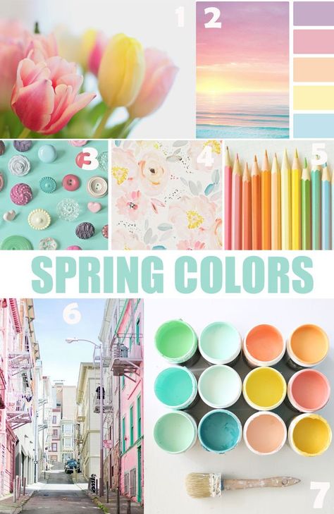 Boje za proljeće Spring Inspiration Board, Easter Mood Board, Spring Inspiration Moodboard, Spring Colours 2024, Mood Board Spring, Spring Branding, Stuffed Raccoon, Spring Mood Board, Branding Mood Board Inspiration