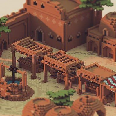 Minecraft Cactus, Minecraft Temple, Minecraft Building Designs, Minecraft Building Blueprints, Hidden Temple, Minecraft Kingdom, Minecraft City Buildings, Voxel Art, The Lost City