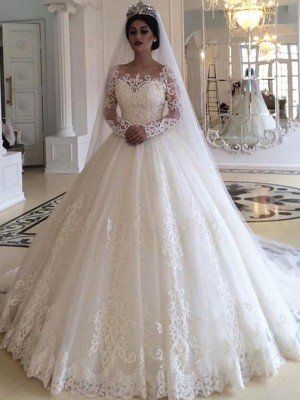 Trumpet/Mermaid Halter Sleeveless Lace Chapel Train Wedding Dresses - Wedding Dresses - Hebeos 5d Lash Extensions, Elegant Long Sleeve Wedding Dress Lace, Lace Princess Wedding Dresses, Long Bridal Gown, Princess Bridal, Gown Princess, Lace Wedding Dress With Sleeves, Lace Ball Gowns, Gown Style