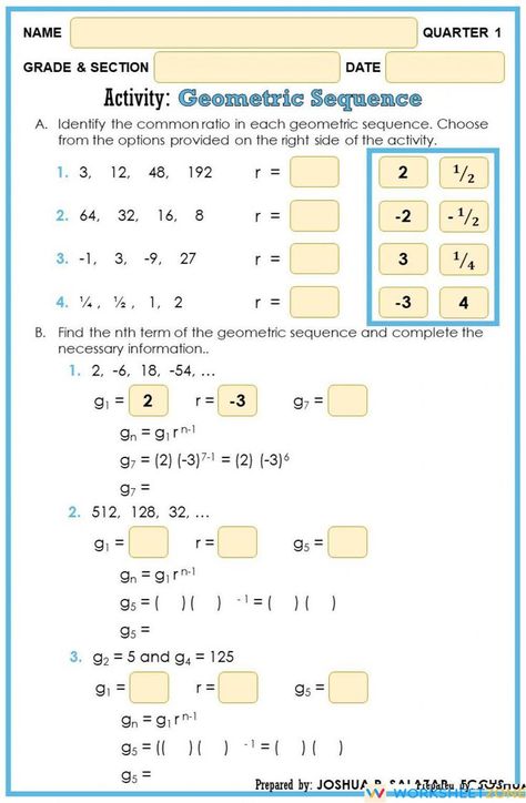 Sequence Worksheet, Geometric Sequence, Arithmetic Sequences, Geometric Sequences, Radical Expressions, Classroom Preparation, Science Physics, Date Activities, Education Templates