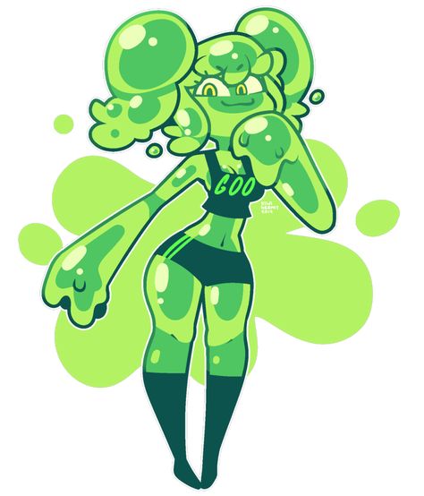 🏳️‍🌈 Kiwi 🏳️‍🌈 on Twitter: "For someone who draws alot of girls I'm surprised I haven't drawn @RubberNinja's Slimemantha sooner… " Slime Girl Character Design, Slime Girl Art, Slime Character Design, Slime Character Art, Slime Drawing, Slime Oc, Slime Character, Slime Girl, Arte Sketchbook