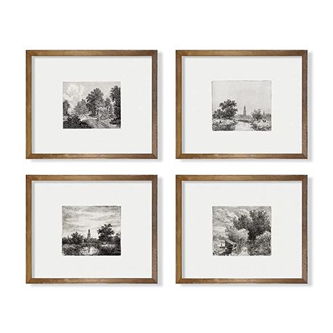 Amazon.com: Vintage Farmhouse Wall Art | Tree Drawing Neutral Wall Picture Poster Print | Boho French Country Aesthetic Botanical Set | Woodland Minimalist Black White Room Decor | Kitchen Bathroom Bedroom Décor : Handmade Products Black White Room Decor, Calming Bedroom Ideas, Mother And Child Drawing, Boho French Country, French Country Aesthetic, Black White Room, Black White Rooms, Botanical Posters, Gallery Decor