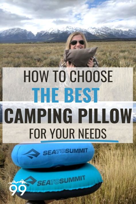 Taking a camping pillow with you on your next hiking trip or weekend getaway can really mean the difference between a good night’s sleep and tossing all evening. Find out which are the best camping pillows on the market and what to consider when choosing the best one for your needs. I Backpacking gear I Hiking equipment I Camping gear list Camping Gear List, Best Hiking Gear, Camping Pillow, Tent Camping Hacks, Weekend Camping, Solo Camping, Weekend Camping Trip, Best Camping Gear, Camping Pillows